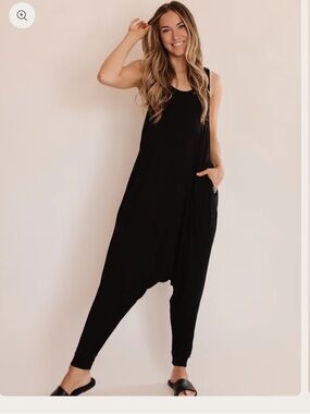 Momper Romper Black Romper XS